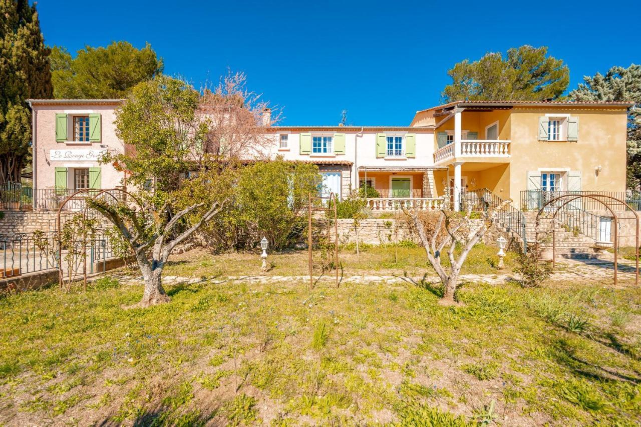 La Maison Du Rouge Gorge - Charmante Maison Climatisee Avec Piscine Pontevès Екстериор снимка